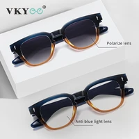 VICKY, gafas de sol polarizadas graduadas de alta calidad para hombres, gafas fotocromáticas antiluz azul para astigmatismo miope, gafas para mujeres S31110