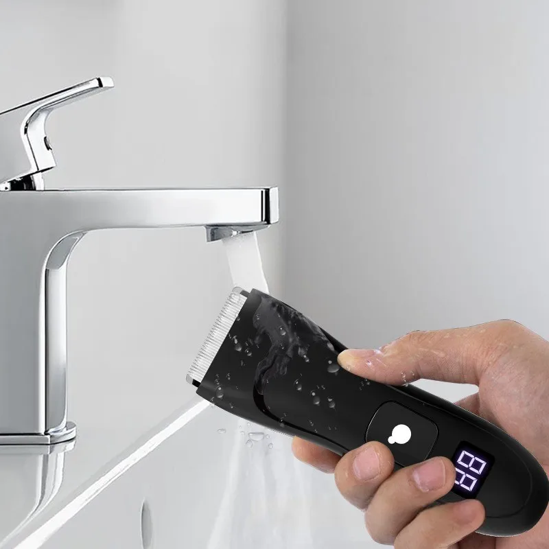 【RABATT】For Men' S Electric Hair Trimmer For Armpits, Legs, Pubic Area& Full Body Groin Hair Removal Device