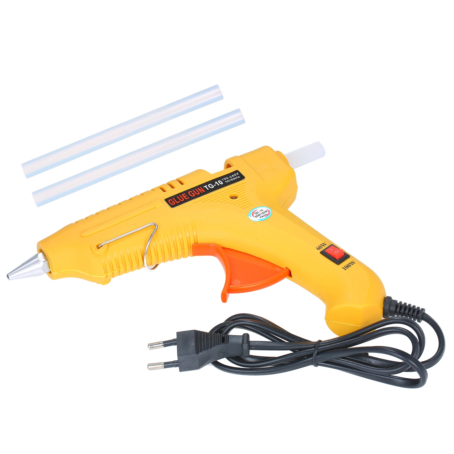 Hot Melt Glue Gun 60W/100W Power Adjustable Hot Melt Glue Machine Industrial Household DIY Glue Gun GT-10