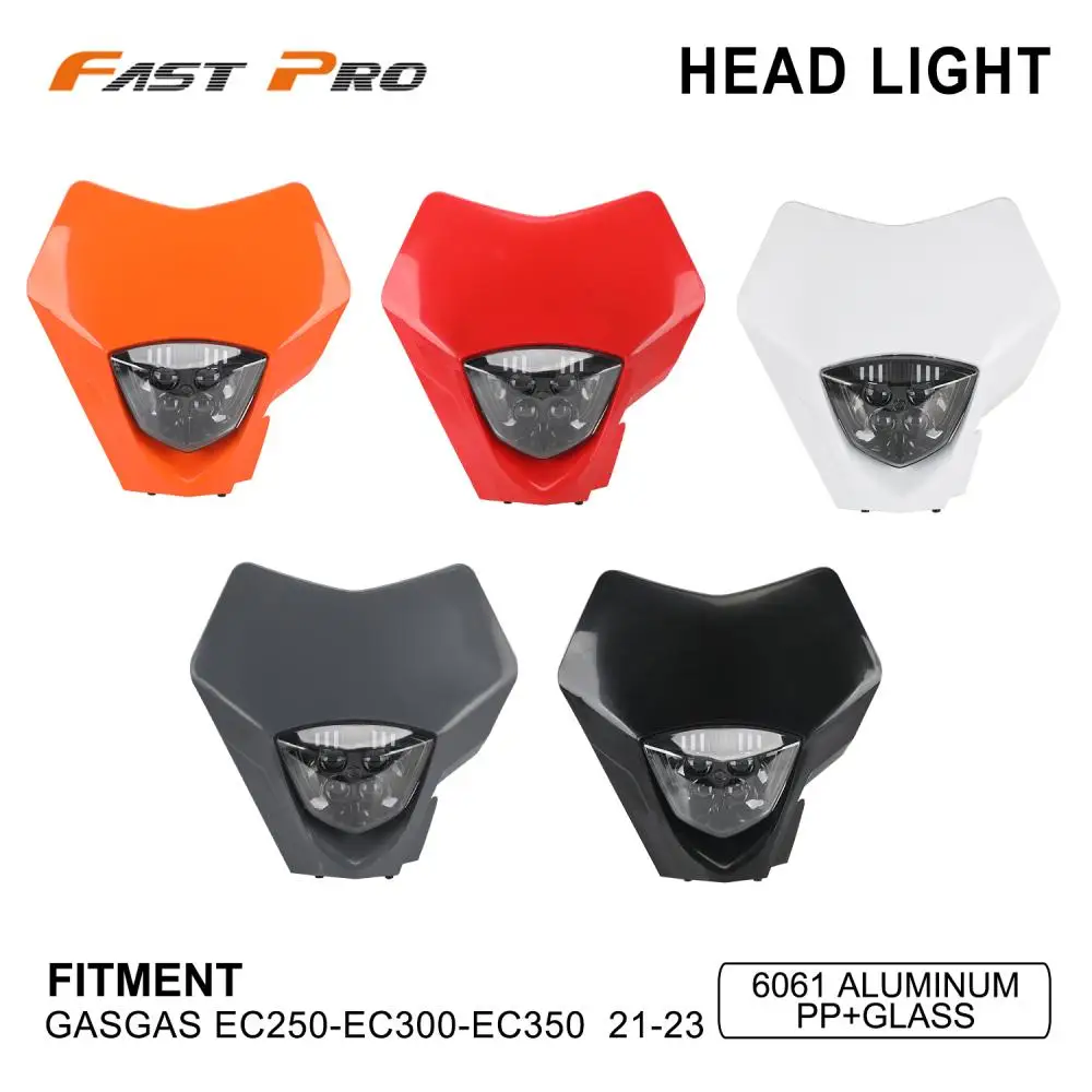 Headlight Assembly Front Headlamp Light Motorcycle Accessories For GasGas EC250 EC300 EC350 2021 2022 2023 ALUMINIUM Dirt Bike