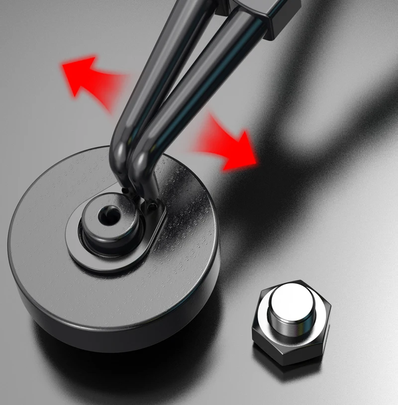 LAOA 9-Zoll-Sicherungsringzange aus CR-V-Stahl mit geraden/gebogenen Spitzen für 40-100 mm, Autoreparaturwerkzeuge – Detail 6