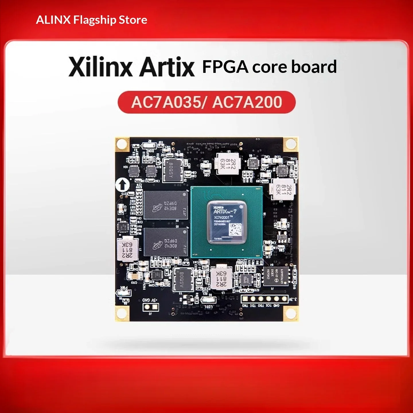 alinx xilinx artix7 a7 7a200t 7a35t fpga core board industrial grade video and communication embedded development board