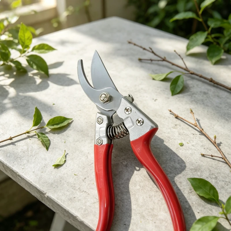 Labor‑Saving Pruning Shears Stainless Steel, Non‑Slip Handle Household Scissors for Plant & Branch Trimming Work Tool Parts
