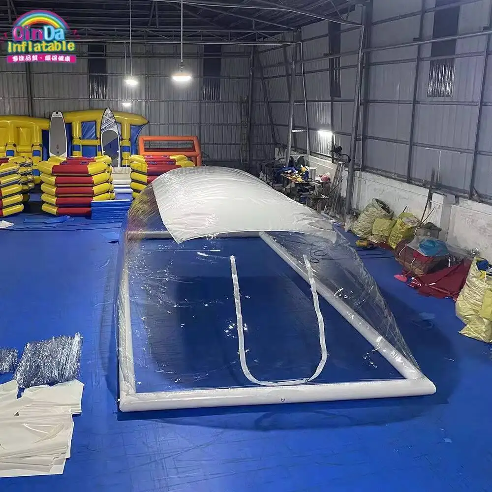 Barraca inflável personalizada da abóbada da piscina da barraca nova da cobertura da piscina da forma para a família