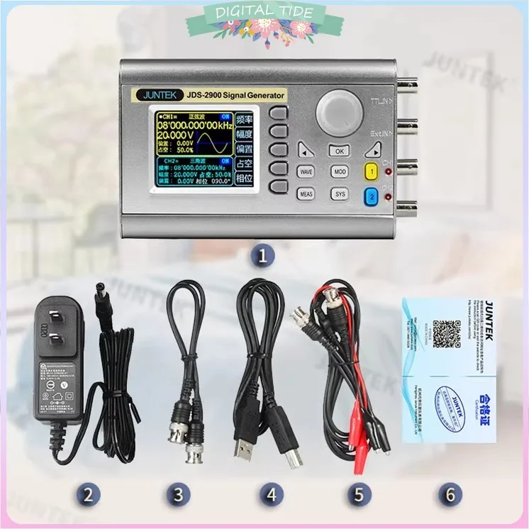 JDS2900 15/30/40/50/60 МГц DDS двухканальный функциональный генератор сигналов генератор произвольной формы источник счетчик частоты