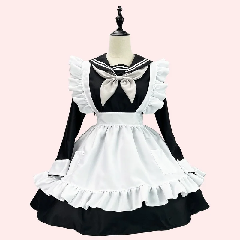 

Animaion Show Outfits Anime Halloween JK Uniform Sailor Cosplay Costumes Plus Size Maid Dress Lingerie Winter Long Sleeve Lolita