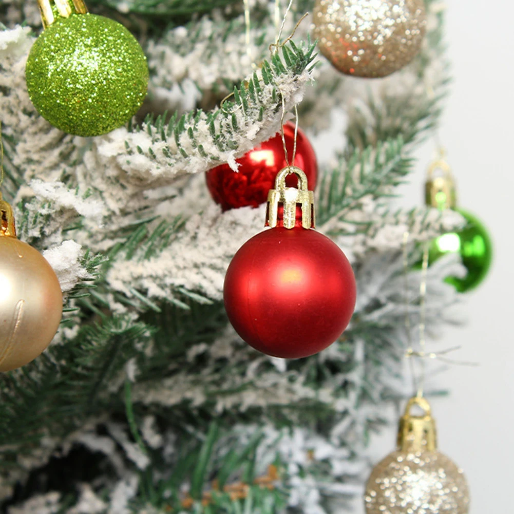 

Christmas Balls Creative Xmas Tree Painted Hanging Ball Ornament Presents Box 2025 Merry Christmas New Year Holiday Presents