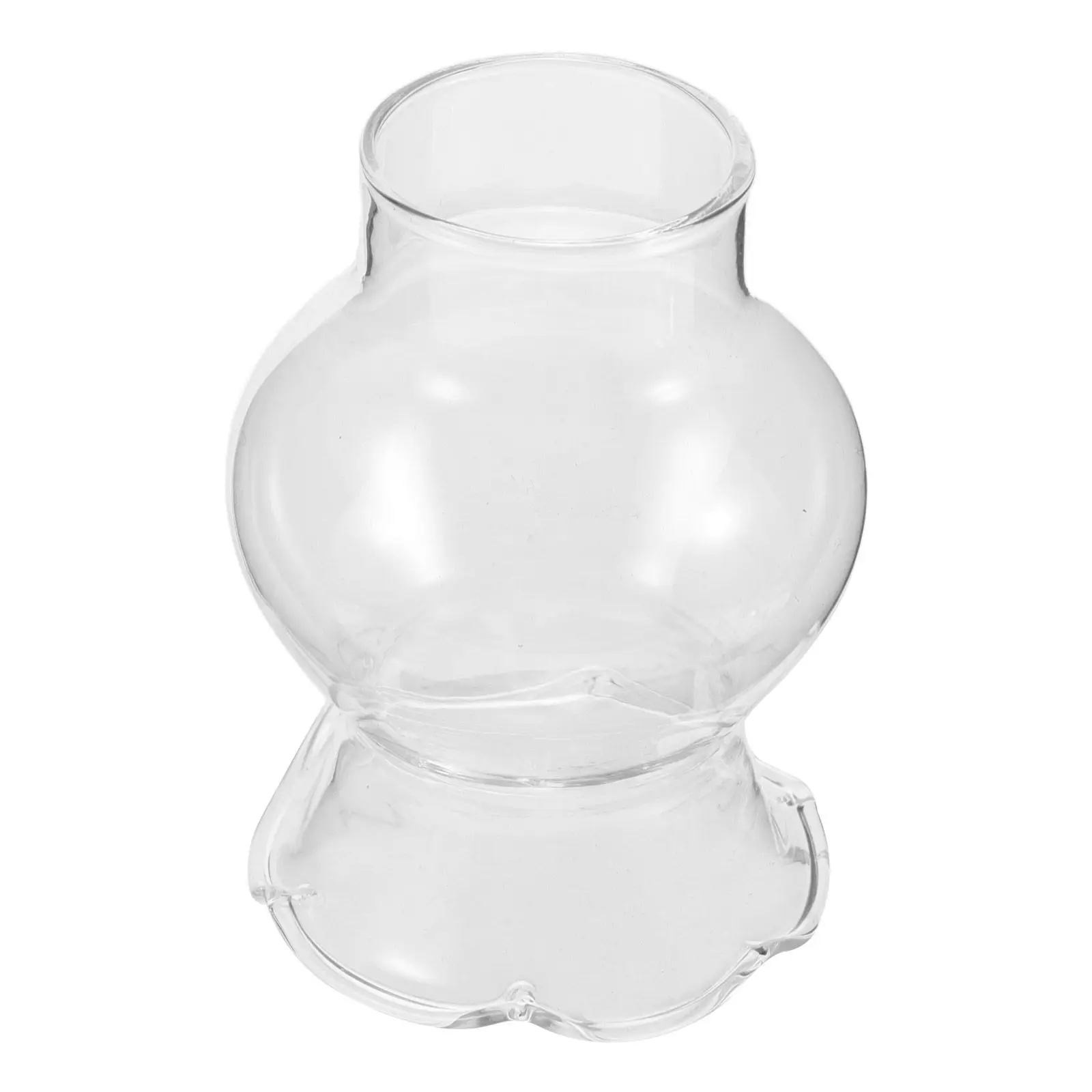 

Clear Glass Lamp Shade Replacement Vintage Oil Lamp Chimney for Hurricane Lamps Decorative Globe Ambient Lighting