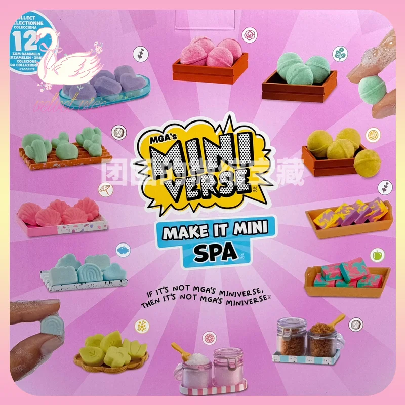 

Оригинальный Miniverse Make It Mini Spa Vol.1/2 Миниатюрная игрушка «сделай сам», слепая шарик для ванны, мини-игрушки, коллекция орнаментов, подарок для детей