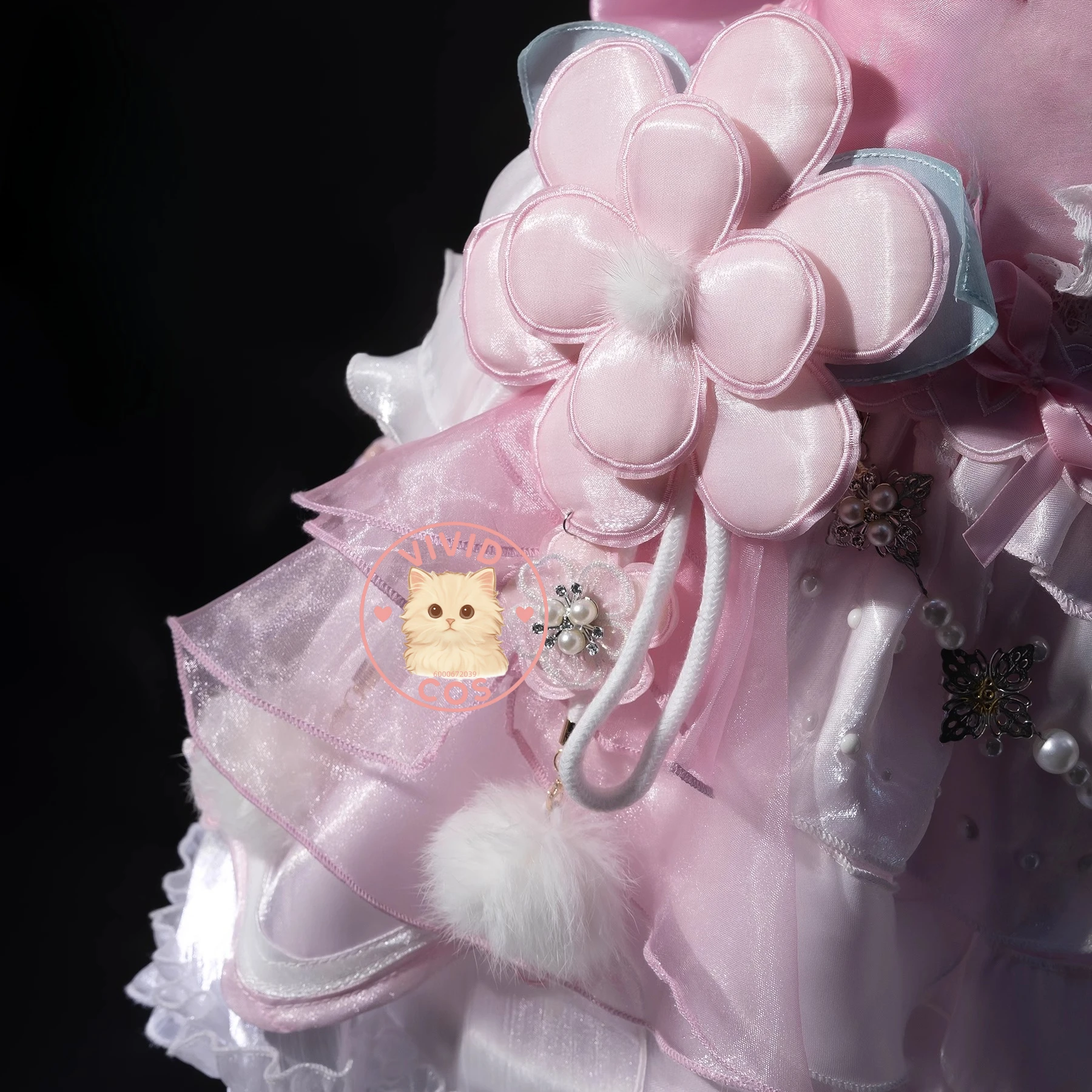 Game Naraka：Bladepoint Cute Anime Tsuchimikado Kuro Cosplay Costume Cilla and Yin Ziping Fashion Lolita Dress for Women ComicCon