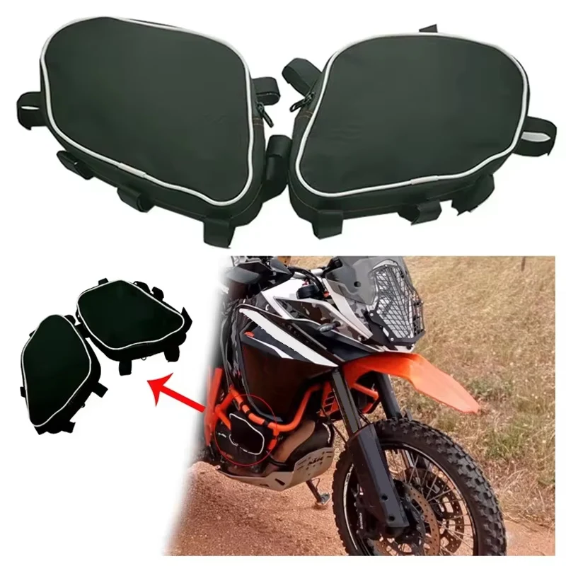 

For 1050 1090 1190 1290 ADV Adventure R Waterproof Bag Package Toolbox Repair Tool Placement Motorcycle Bumper Frame Bags
