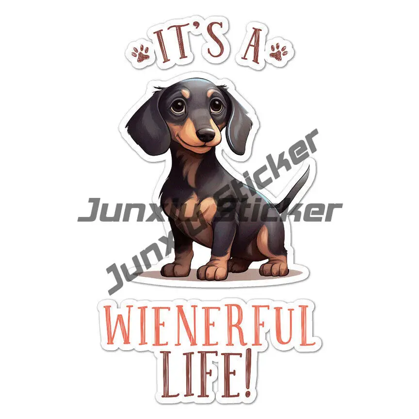 Dachshund Wienerful Life Vinyl Decal Sticker, Indoor and Outdoor CupThermal Tool Kit Water Bottle Accessory Products Decoration