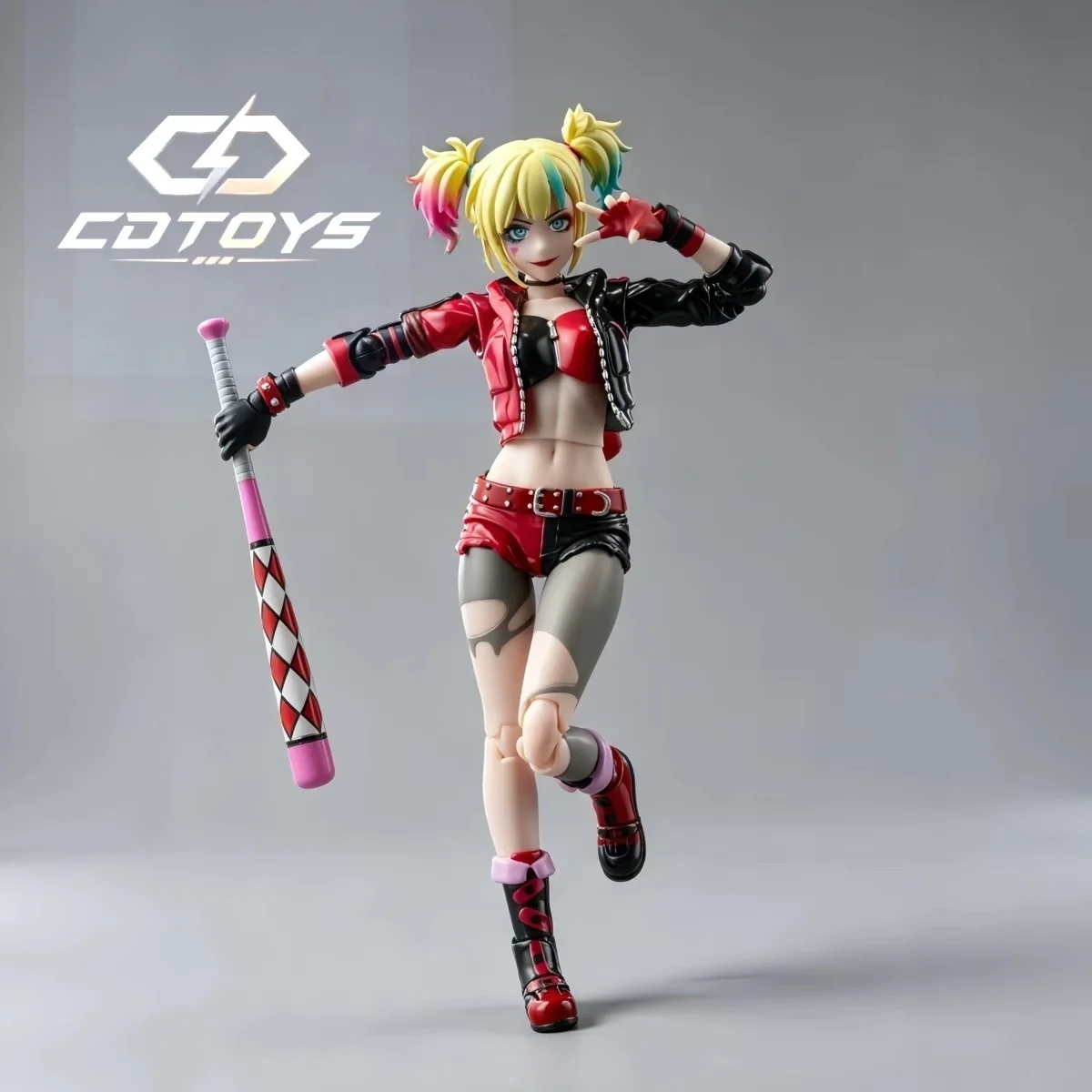New CD Toys Harley Quinn Anime Action Figure DC Joker Figurine KO Kaiyodo Yamaguchi Model Gifts Batman Toys view 3