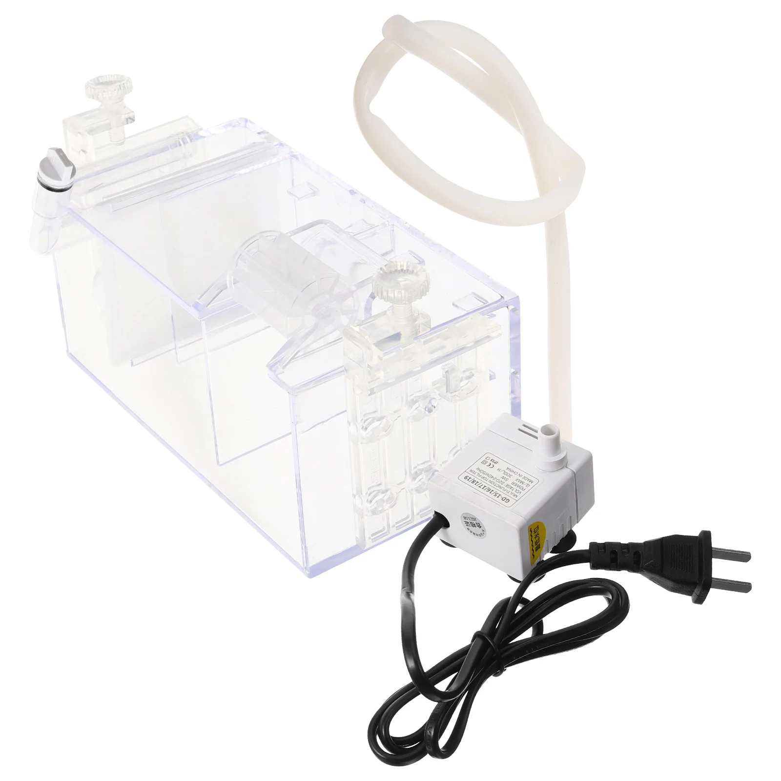 

1 set 1 Set Fish Tank Filter Box Transparent Acrylic Hanging Multifunctional Filtration System For Home Aquarium Oxygenation