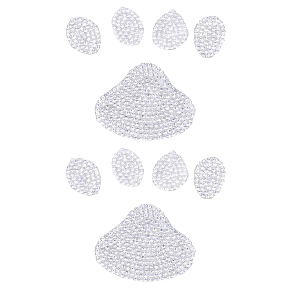 

2 pcs Car Sticker Bling Rhinestone Decals Self-Adhesive Decorative Stickers For Vehicle Window Clothes Jeans Backpack Exterior