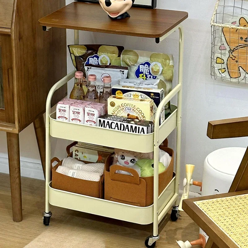 Kitchen Organizer Furniture Handcart Home Island Coffee Islands Wheels Cabinet Push Dolly Trolley Carro Cocina Auxiliary Spa