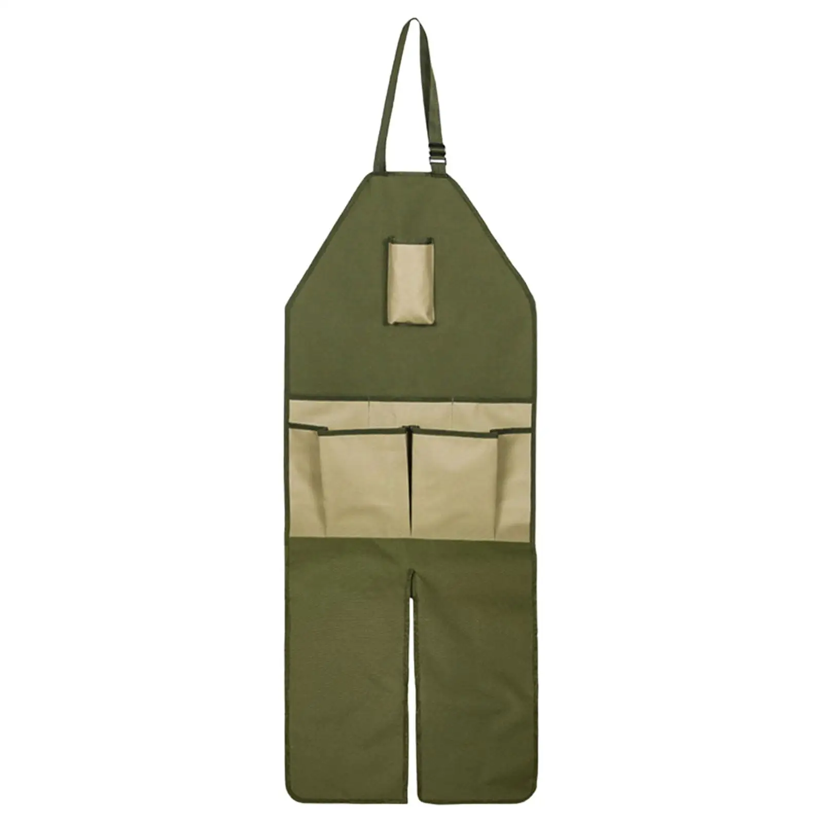 Garden Apron Multifunction Army Green with Khaki Harvest Apron Work Tool for Pruning Harvesting Gardening Outdoor Orchard Adult