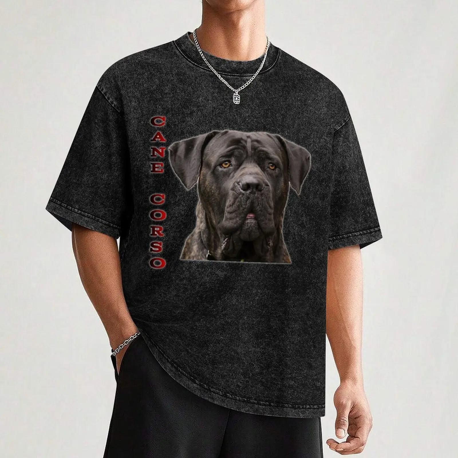 Cane Corso, Corso Lovers, Dog Lovers T-Shirt Classic Crew Neck Cotton T-Shirt