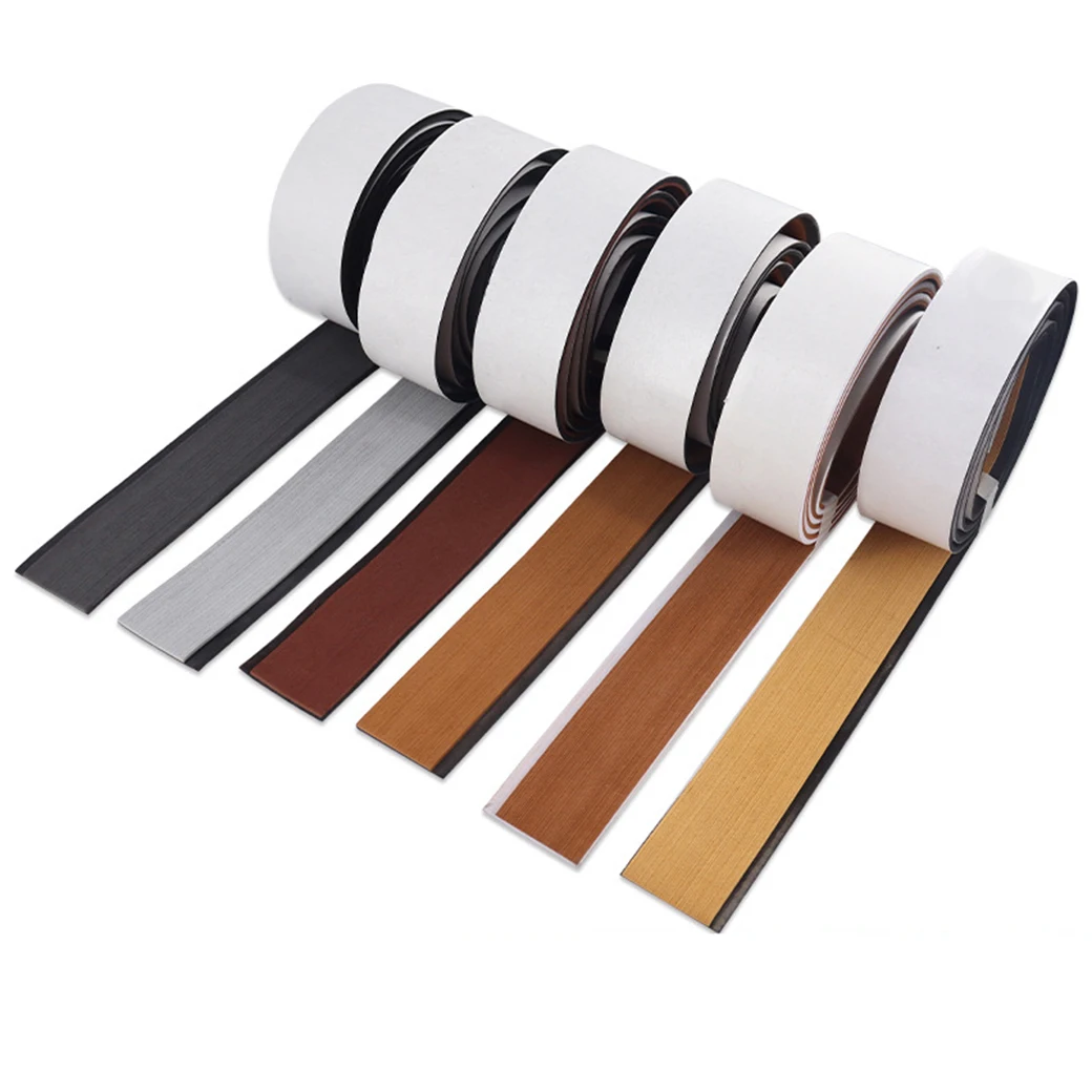 2400*58 مللي متر قارب الأرضيات إيفا رغوة التزيين ورقة فو خشب الساج البحرية حصيرة البحرية برودة القمم عدم الانزلاق ذاتية اللصق قارب الشريط