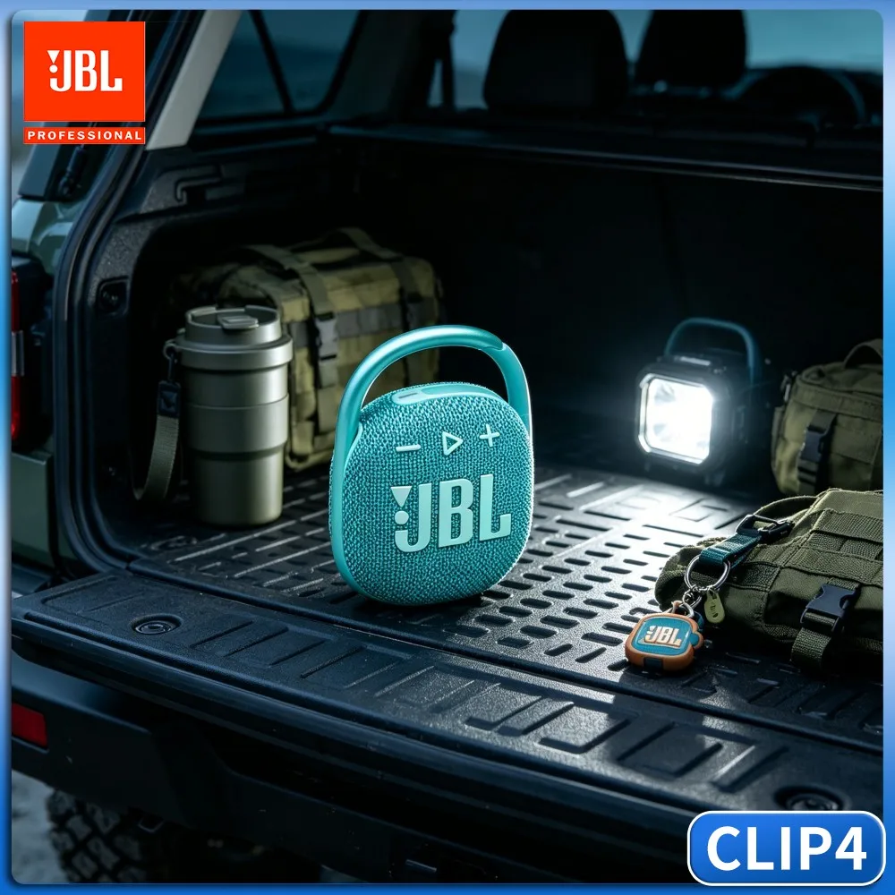 Crimson Yard Deep Bass JBL CLIP4 RGB Handsfree IP67 Mini Dustproof Bluetooth Speaker TF Card Durable Smooth Clear Audio