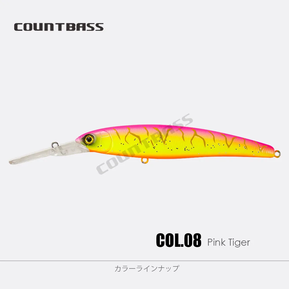 Countbass Floating Deep Diving Minnow 110mm 4-1/3" 14.5g 1/2 oz. Dive 3m Hardbaits Fishing Leurres Wobbler Lures