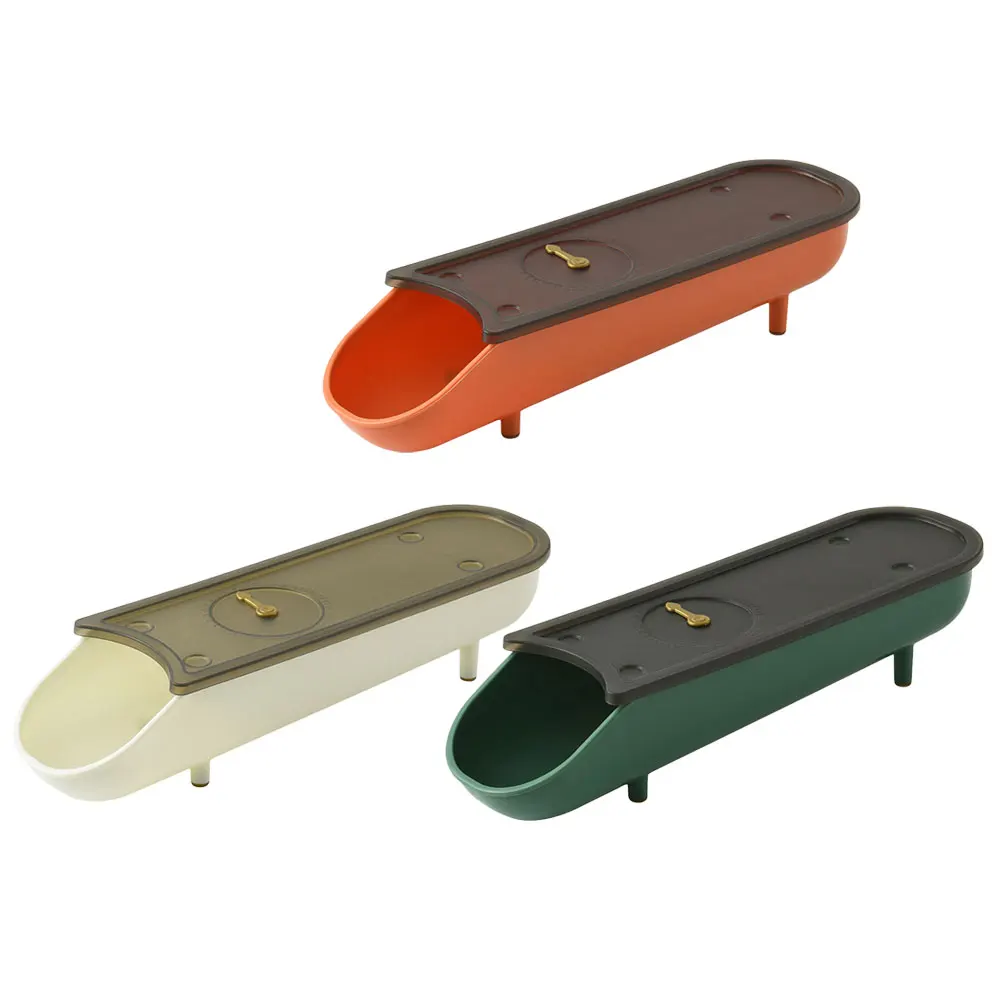 

3 Pcs Egg Storage Container PP Plastic ganizer for Refrigerator Fridge Drawer Holder Durable Slope Design