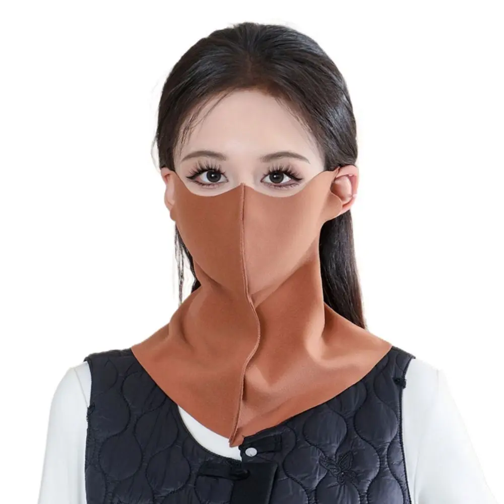 2 Pcs Neck Protector Neck Warmer Mask No Trace UV Protection Motorcycle Warming Mask Coldproof Thickened Sun Protection Mask