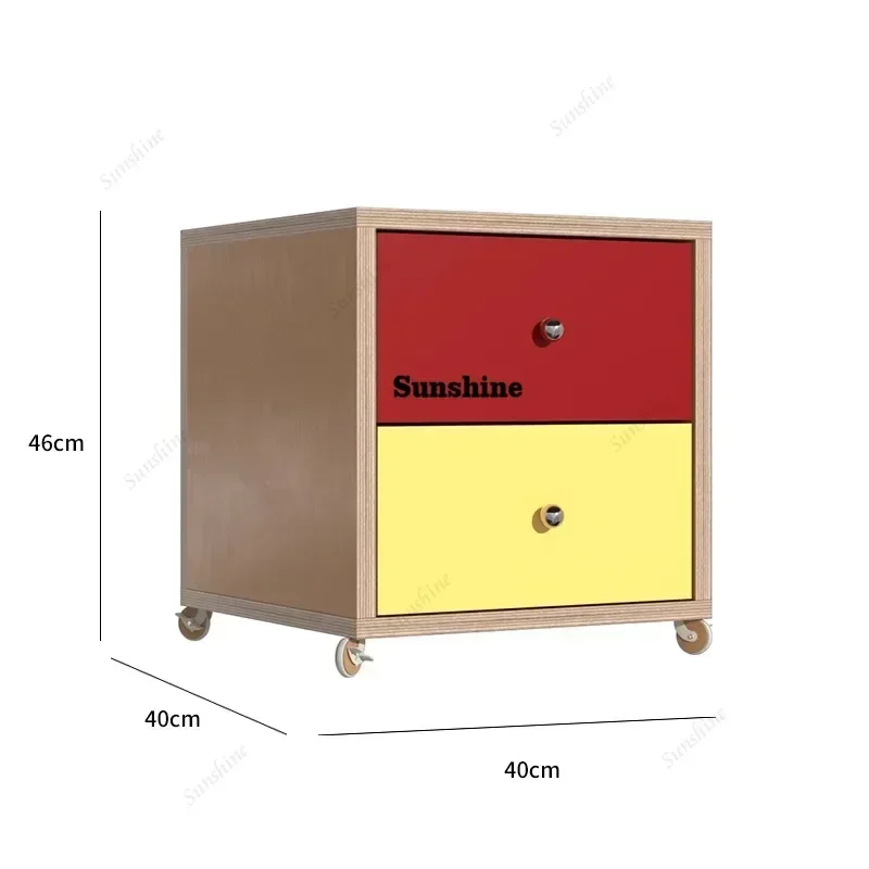 Luxury Storage Nightstand Drawers Space Saving Practical Aesthetic Bedside Table Space Modern Home Furniture Mesa De Noche T*