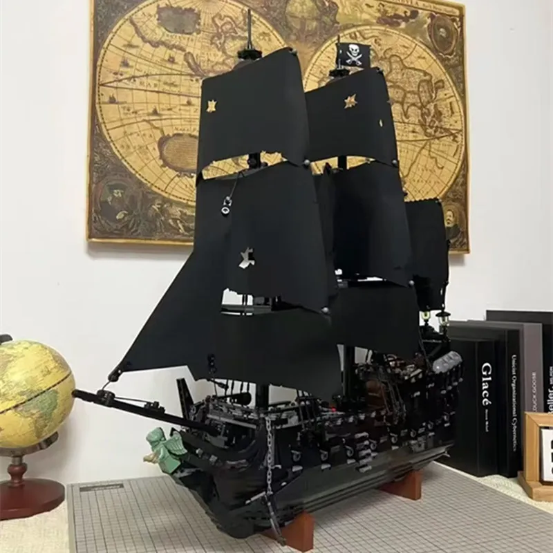 2862pcs Captain Pirate Ship Sailboat Caribbean Sea Corsair Series Jack Sparrow Building Block Model Toys Birthday Christmas Gift
