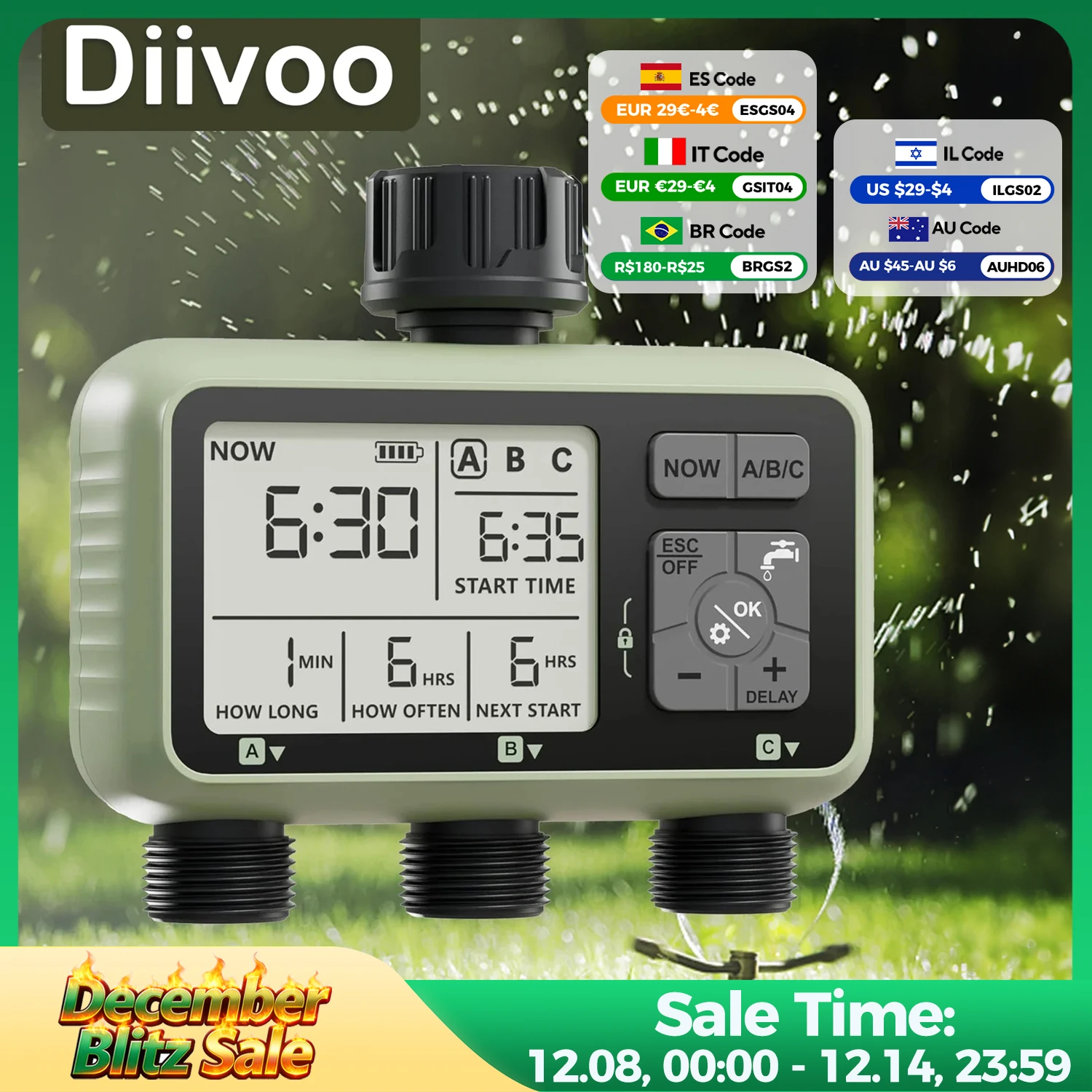 Diivoo Garden Water… - image