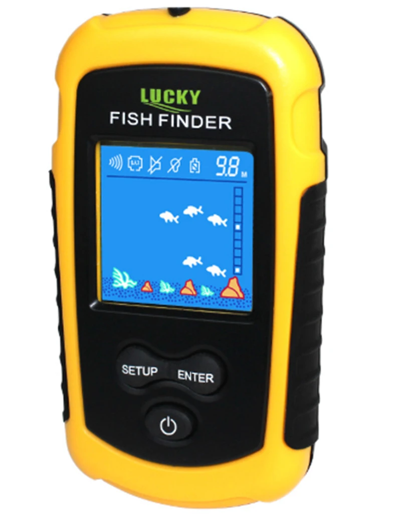 알람 소나 어군 탐지기 100M 휴대용 어군 탐지기 낚시 미끼 에코 사운더 낚시 탐지기 알람 변환기 호수 바다 낚시