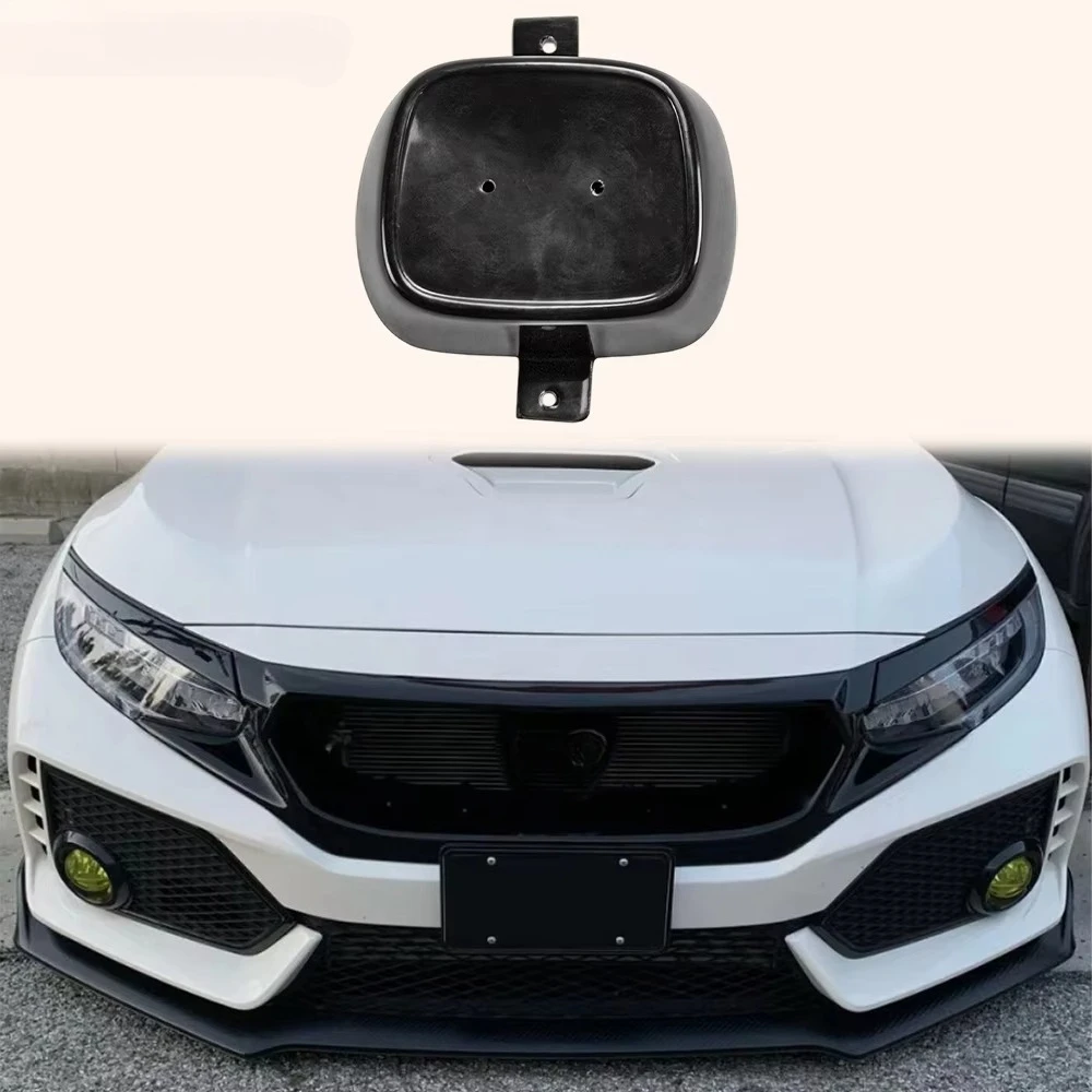 

For HONDA Fiber Glass 17-19 Civic Type R FK8 JS Style Front Grill Emblem Holder (Fit FK8-FG-JS)