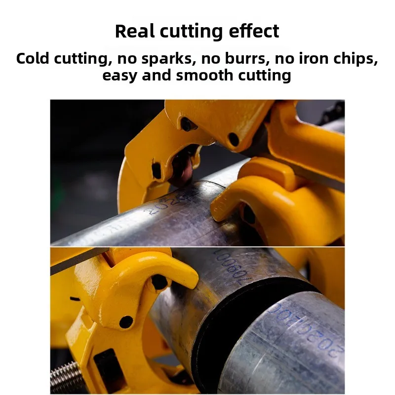 Manual Heavy Duty Large Tube Rotary Stainless Steel Pipe Galvanized Water Pipe Cutter