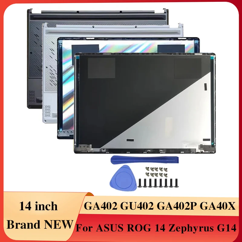 

Pop Notebook Screen LCD Back Cover Palmrest Bottom Accessories For ASUS ROG 14 Zephyrus G14 GA402 GU402 GA402R GA40X Laptops Cas