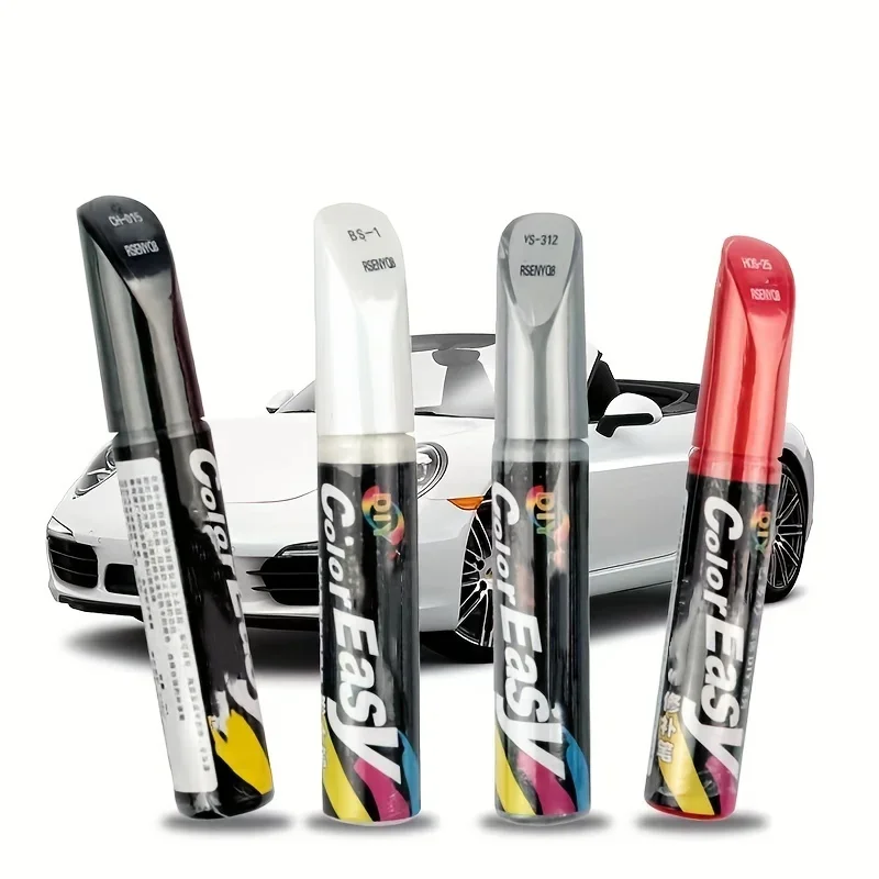 Car Touch-up Pen Paint Touch-up Pen Pearl White Black Red And Silver Paint Touch-up Scratch Removal Pen Used Motorcycle amabilis