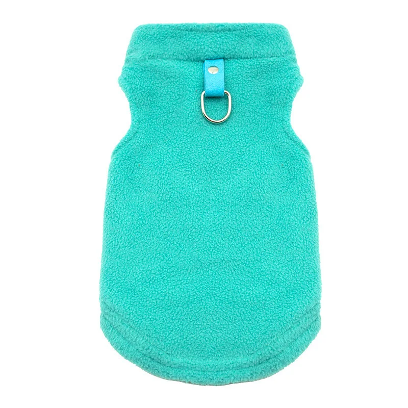 Soft Fleece Dog Vest Puppy Cat Clothes Spring Winter Outdoors Warm Vest Sweater Costumes Jacket Yorkshire Clothes For Small Dogs