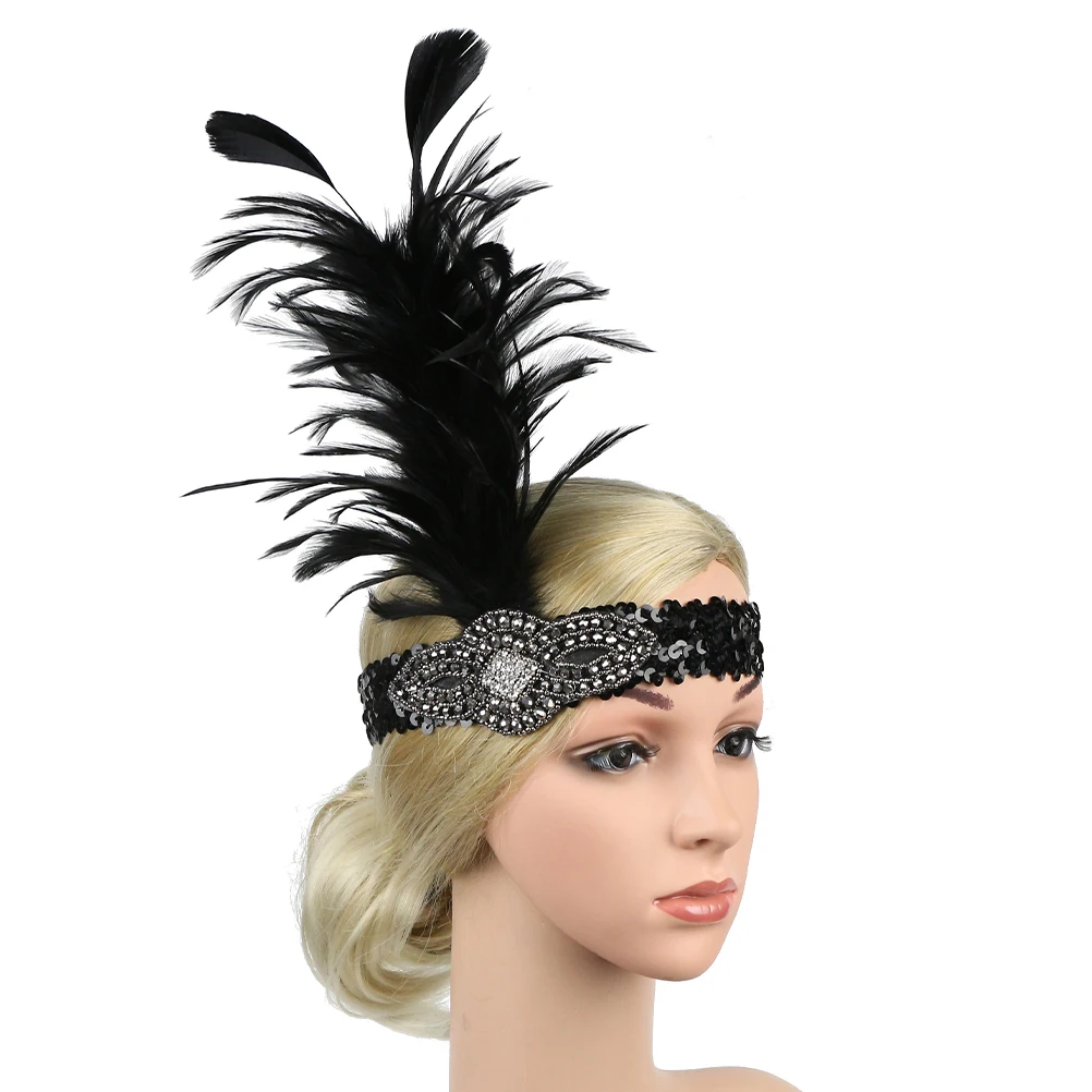 

Elegant 1920S Headband Vintage Accessory For Women Cocktail Tea Party Cosplay Prom Christmas New Year Costume Roaring
