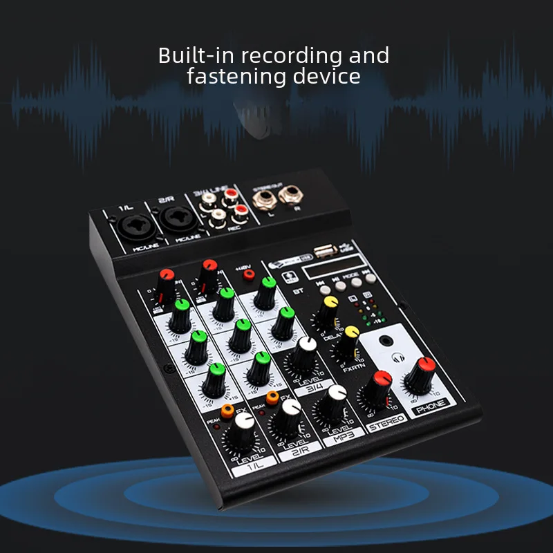 4Road Mixer Comes with Bluetooth connectivity for connecting to phoneDisplay NetworkKSong4Road Professional Sound Mixing Console