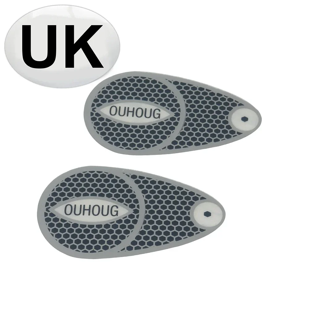 Europe Travel Driving Protection Kit Headlamp Beam Deflector Converter Warning Triangle for UK Plate France Cross Country
