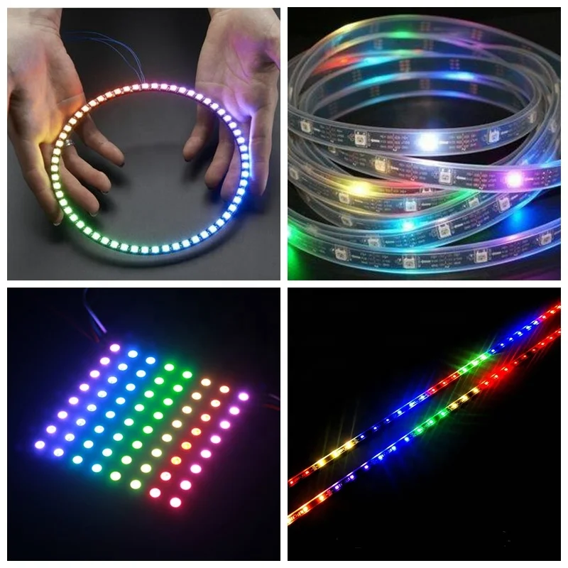 5050SMD RGB ws2812b chipy led dv5v