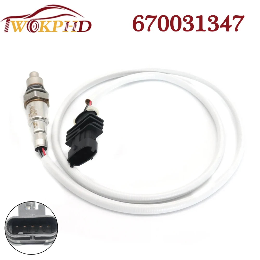 NEW Rear Air Fuel Ratio Lambda O2 Oxygen Sensor 670031347 for Maserati Quattroporte Levante Ghibli 3.0 V6 4WD S Q4 Sedan 4-Door