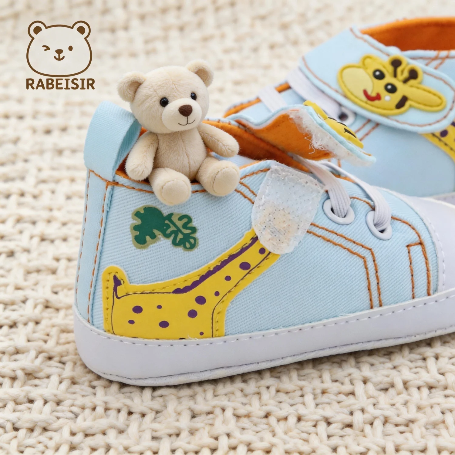 Cute Cartoon Comfortable Sneakers For Baby Boys, Lightweight Non Slip Shoes For Daily & Vacation Wear, All Seasons