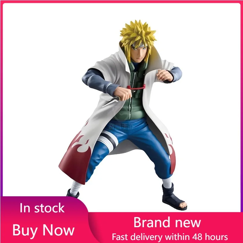 

BANDAI Genuine Grandista Naruto Minato Namikaze 23cm PVC Action Anime Figure Model Toys Figure Collection Doll Gift