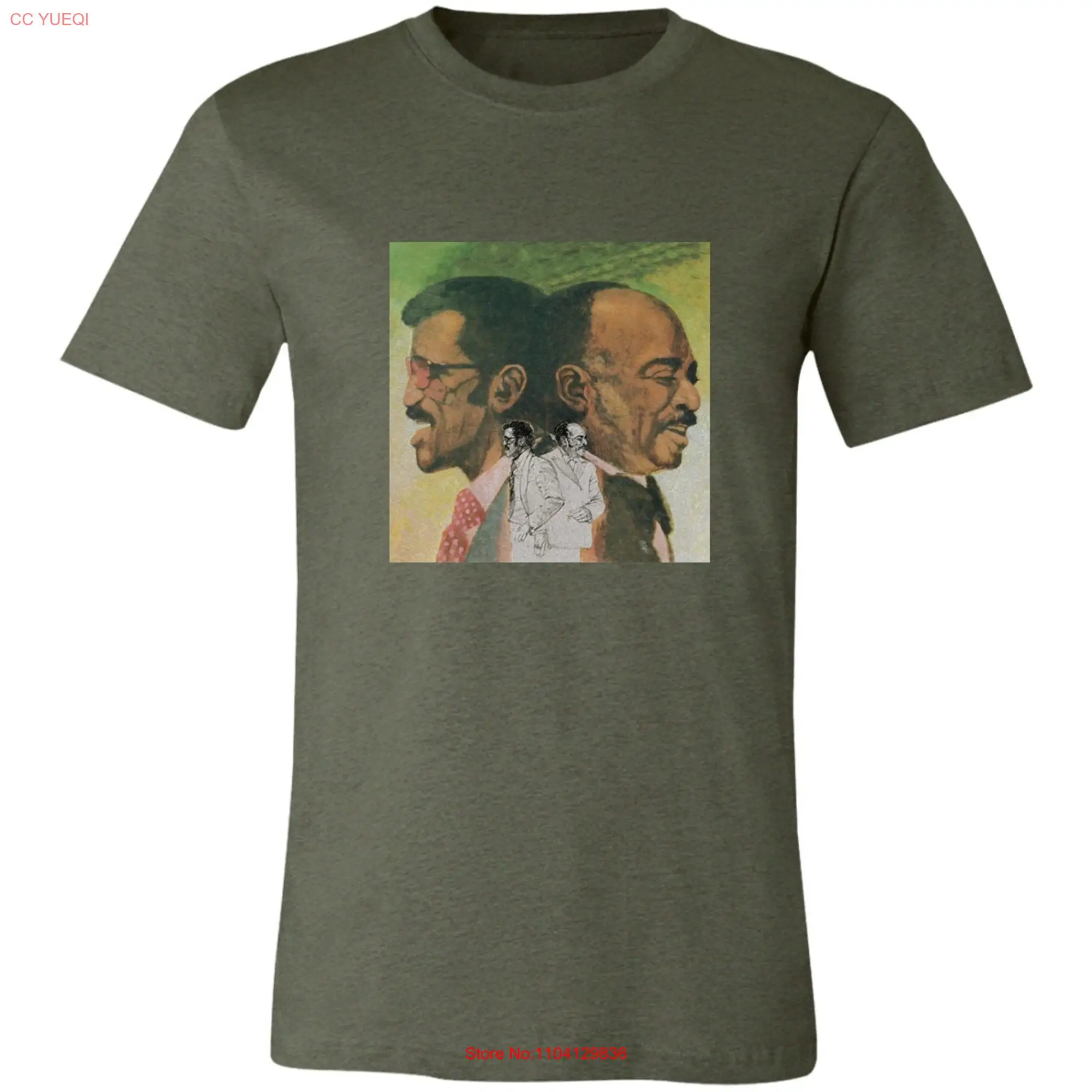 SAMMMY DAVIS Jr Count BASIE 1973 Cotton Jersey  T Shirt Vintage Classic Jazz Album Cover Retro Art Design