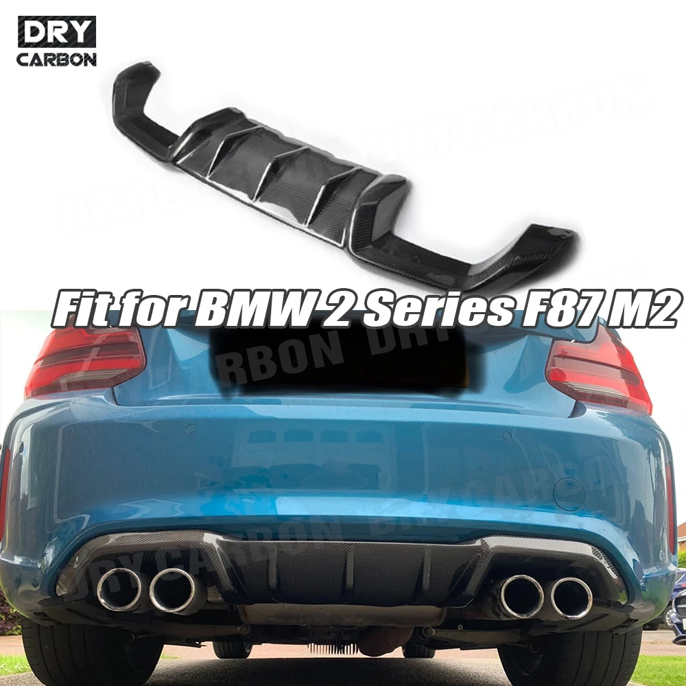 

Carbon Fiber Racing Rear Bumper Lip Diffuser for BMW 2 Series F87 M2 Base Coupe 2 Door 2016 2017 2018 2019 Rear Hugger