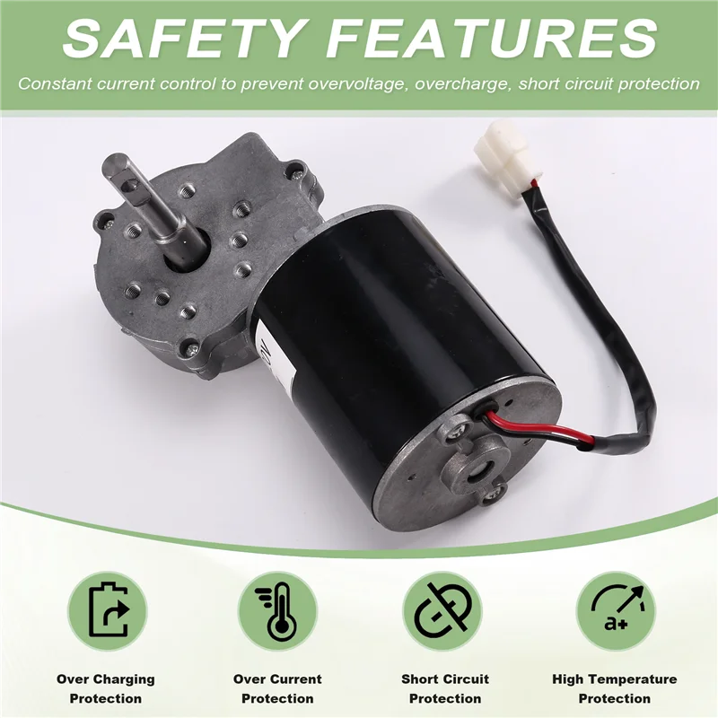 可変速ギアモーター 80 ワット DC 電気減速機モーター減速 70 キロ負荷 220RPM モーター