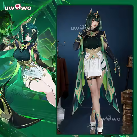 UWOWO Nefer Cosplay Collab Series:Game Genshin Imapct Nefer Cosplay Costume XS-2XL Halloween Costume
