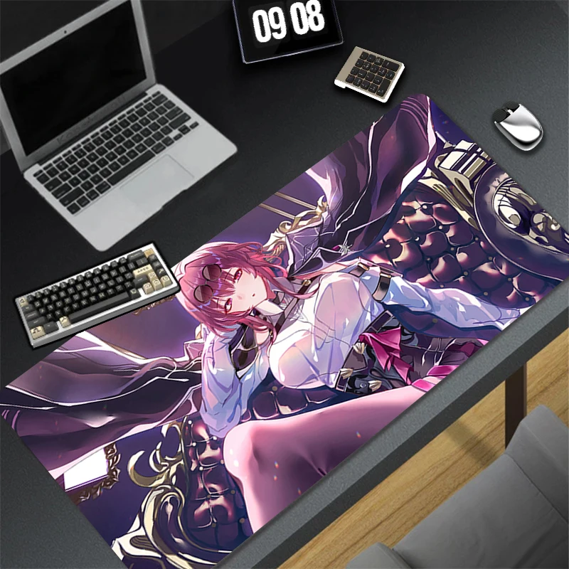 Computer Gaming Accessories HD Mousepad Office PC Mouse Pad H-honkai Star Rail Kafka Keyboard Pad Desk Decoracion Anime Desk Mat