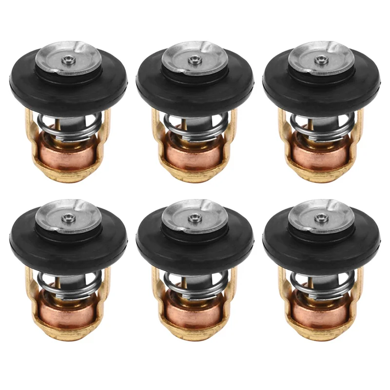 6X 50 Degree Outboard Thermostat Replacement for Yamaha Honda 6 Horsepower to 40 Horsepower 2 Strokes