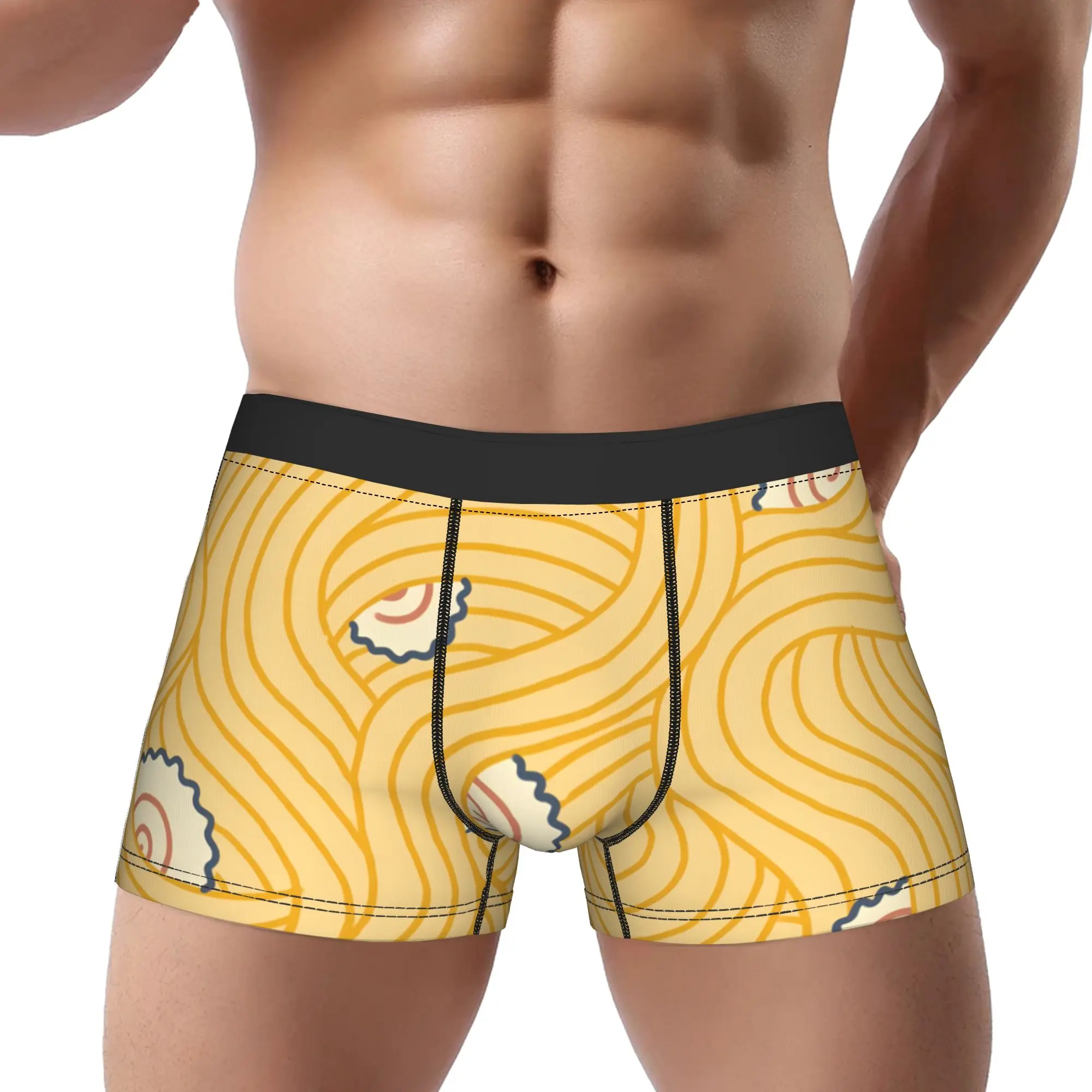 

1piece Noodles Ramen Underpants Homme Panties Male Underwear Ventilate Shorts
